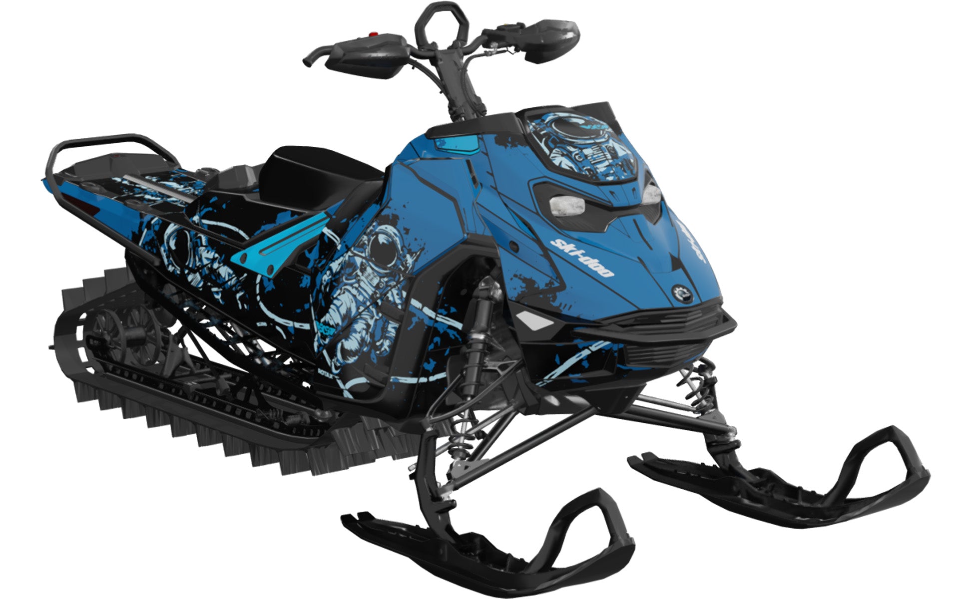 「LEAD SLED」　gloom 34×32 レングス72.5 Astroworld (3D) | Ski-Doo REV Gen5 Mountain Sled Wrap