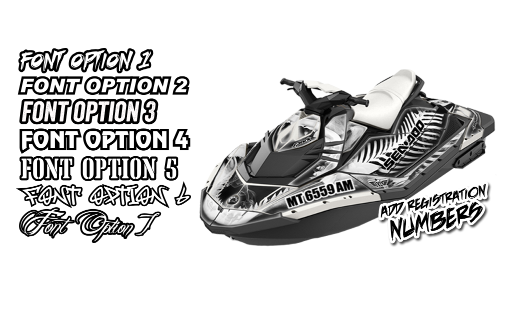 Sea-Doo Spark Add Registration Numbers