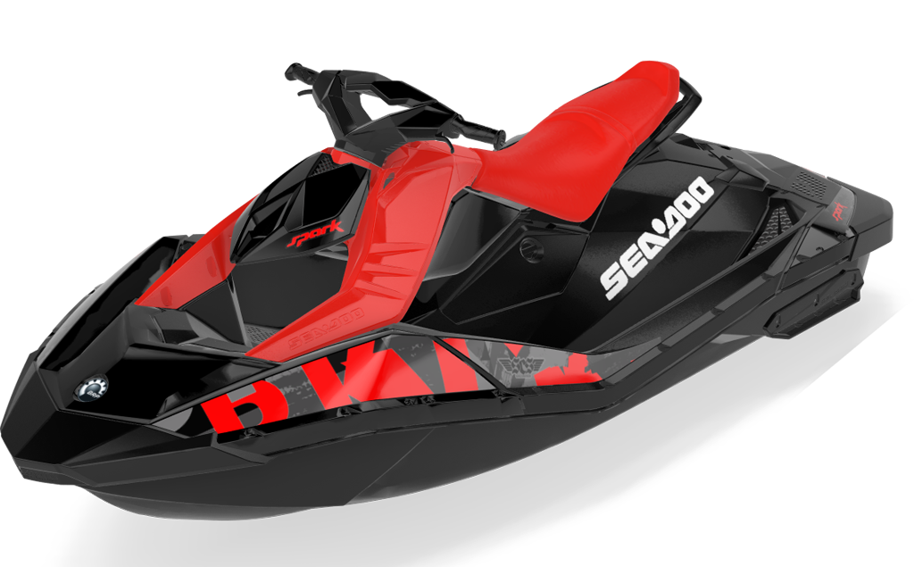 Anchor Sea-Doo Spark Graphics Pink Violet Less Coverage