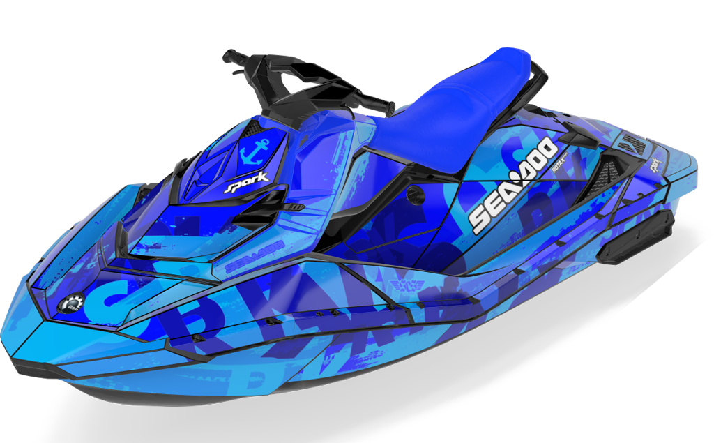 Anchor Sea-Doo Spark Graphics Red Reef Max Coverage
