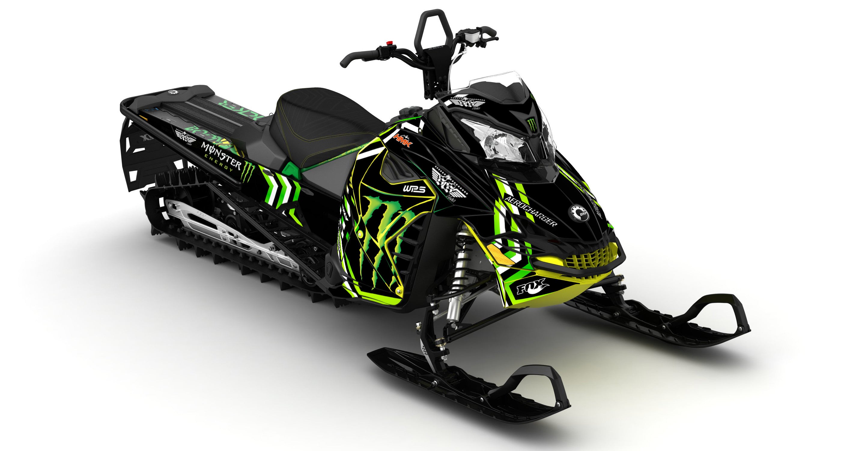 Frisby Monster | LYNX Rex2 Snowmobile Sled Wrap & Graphics