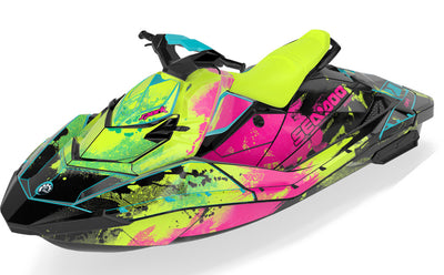 Surftrek Sea-Doo Spark Graphics Black Pink Premium Coverage