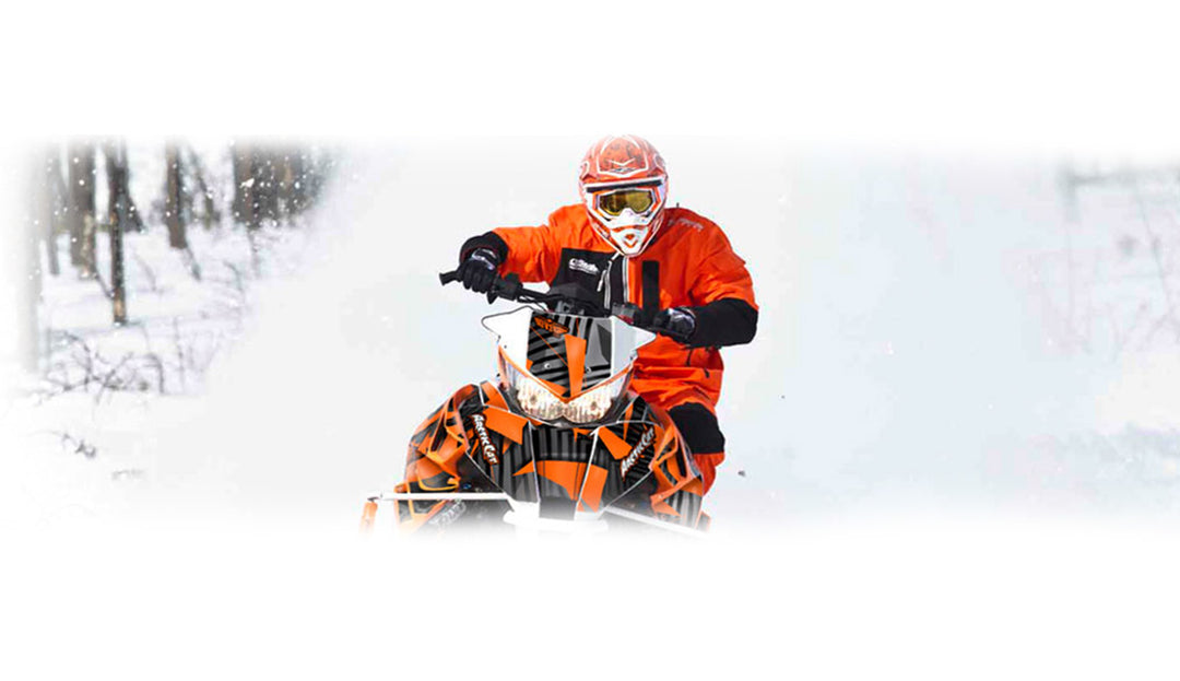 Custom Arctic Cat snowmobile wrap