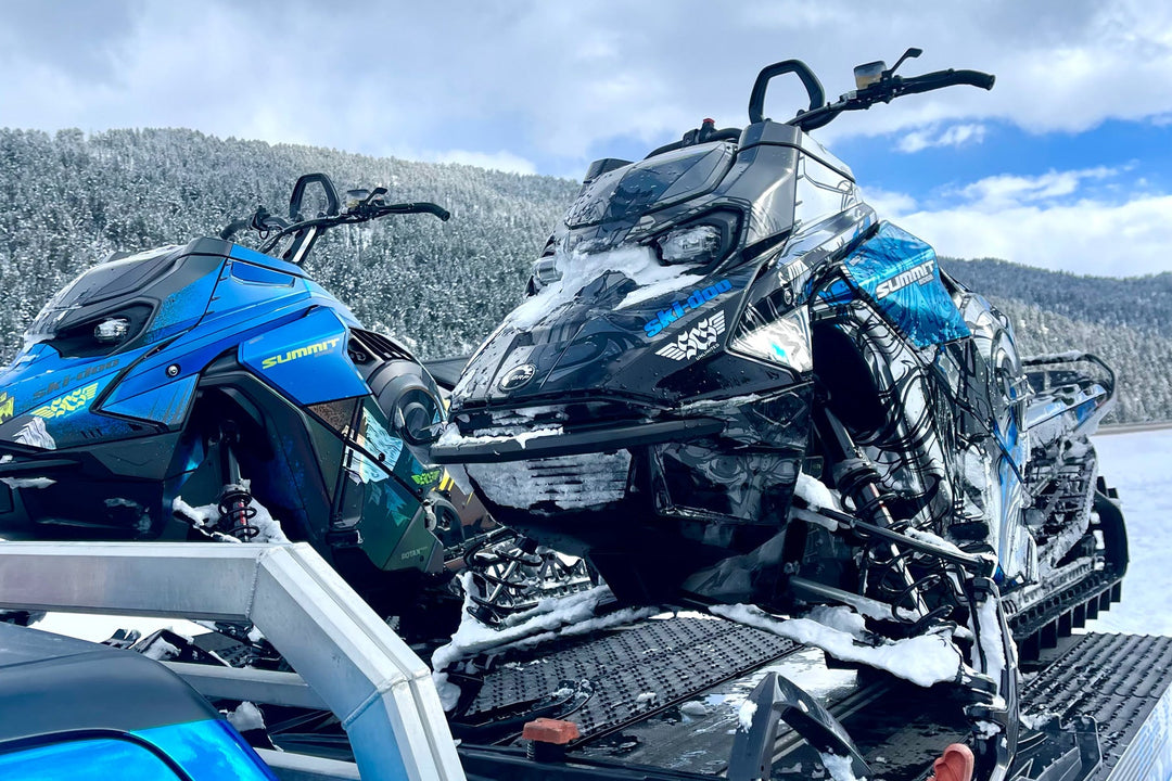 Custom Ski-Doo Renegade snowmobile wrap by SCS Unlimited