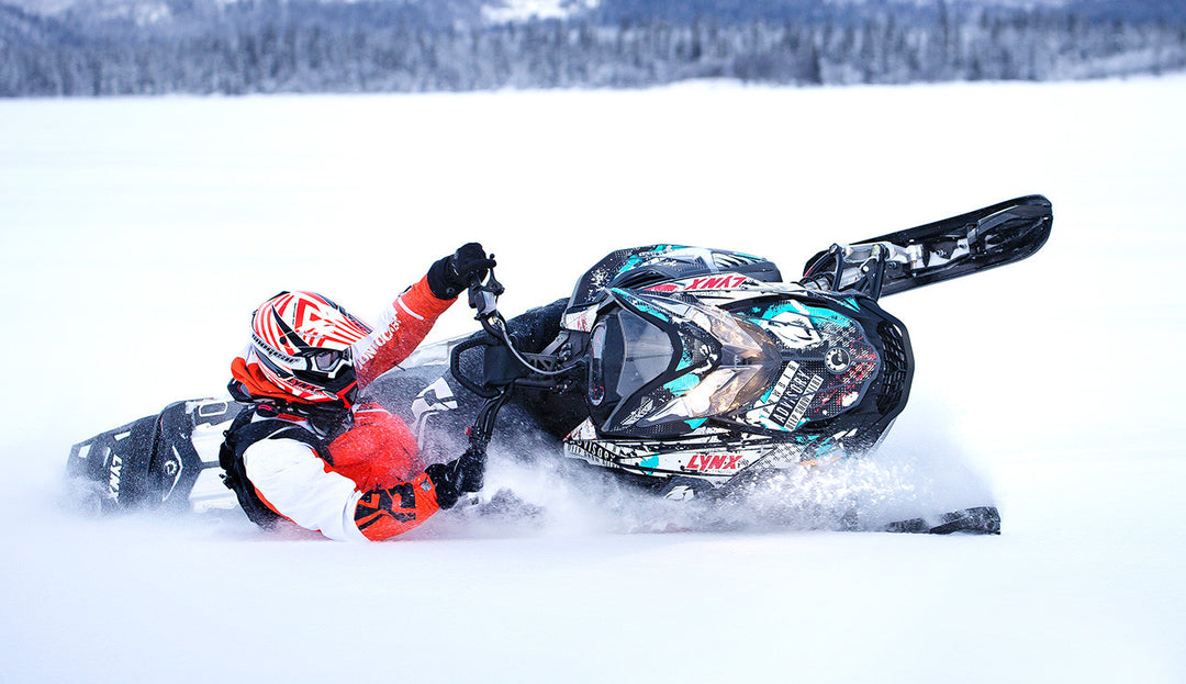 Custom LYNX snowmobile wrap