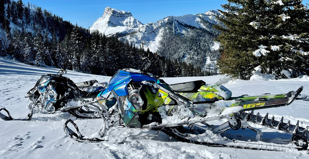 Custom Ski-Doo Freeride sled wrap