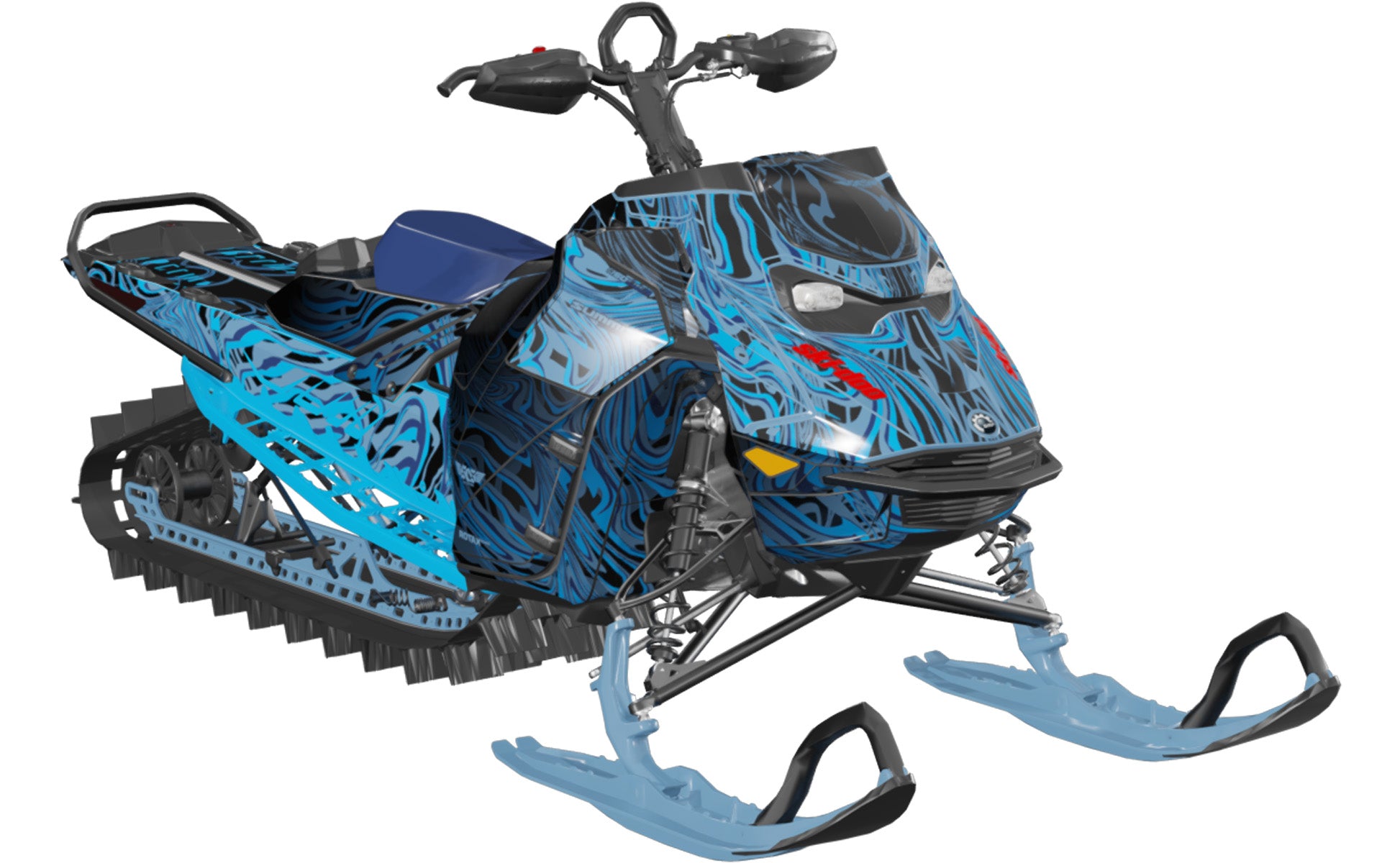 Accelerator (3D) | Ski-Doo REV Gen5 Mountain Sled Wrap