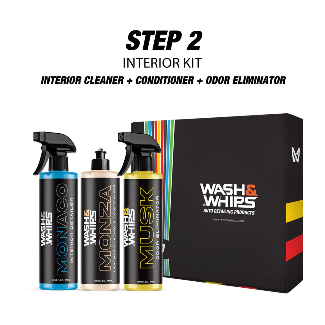 WASH&amp;WHIPS 3-Step Car Care System