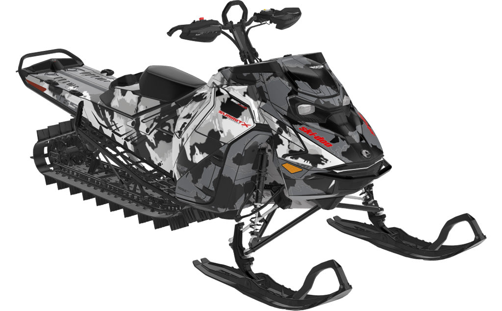 MultiCam Ski-Doo REV Gen5 Mountain Black Grey Less Coverage