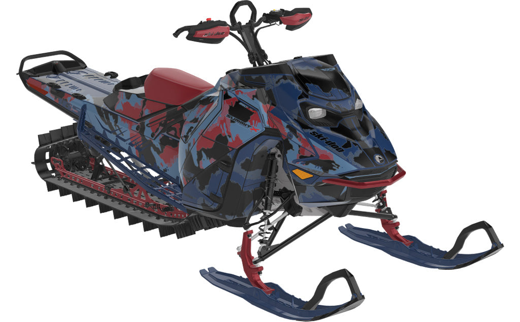 MultiCam Ski-Doo REV Gen5 Mountain DustyNavy SpartanRed Less Coverage