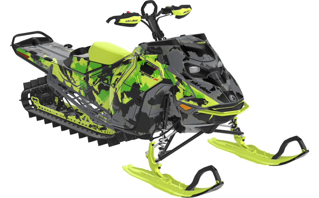 MultiCam Ski-Doo REV Gen5 Mountain Green Grey Less Coverage