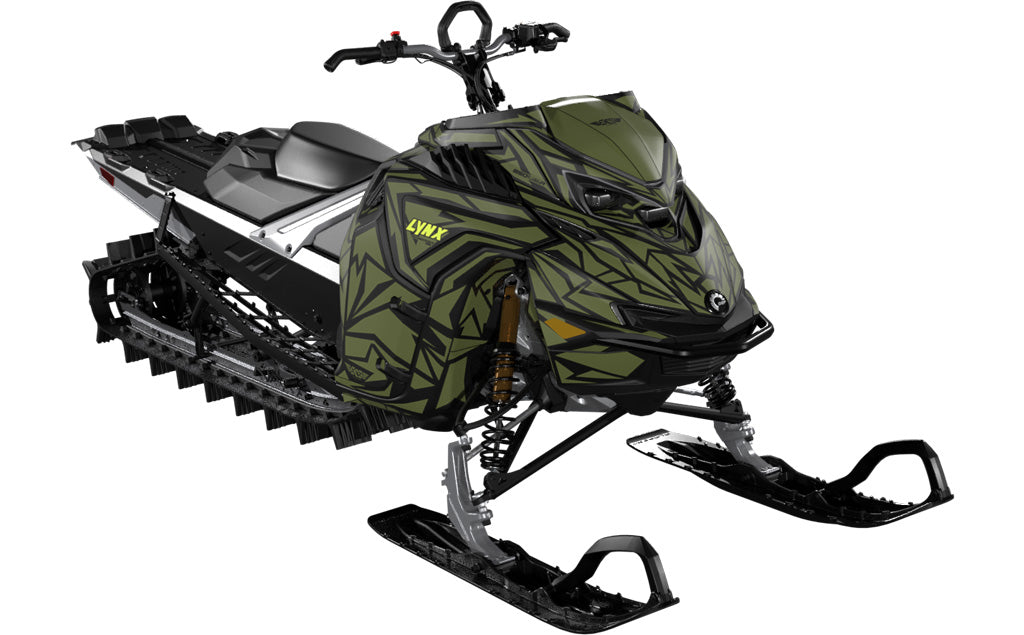 Relic LYNX Shredder Graphics Green Black Full