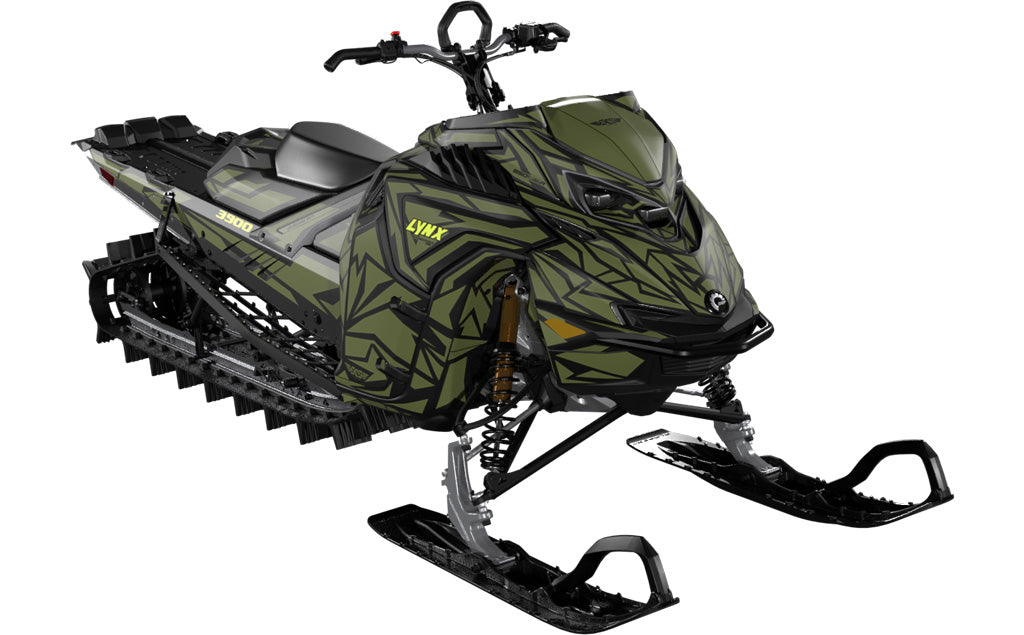 Relic LYNX Shredder Graphics Green Black Less