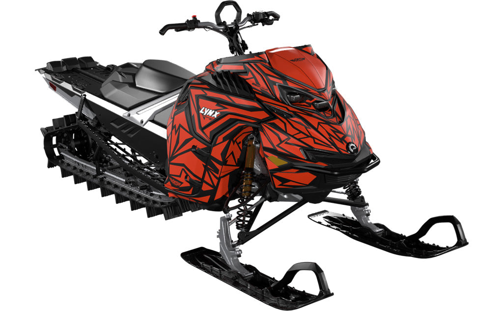 Relic LYNX Shredder Graphics Red Black Full