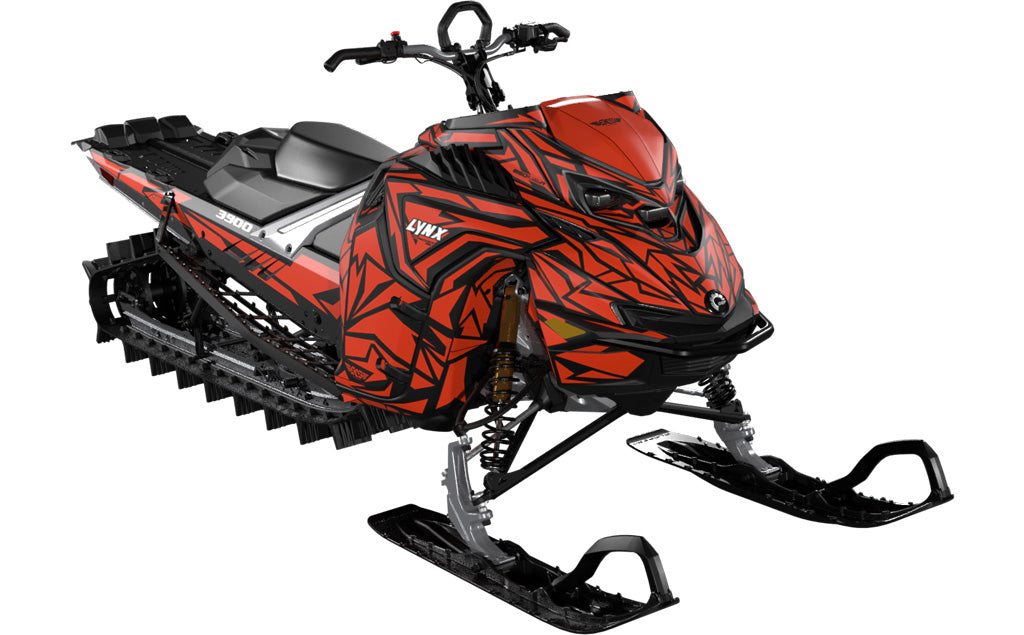 Relic LYNX Shredder Graphics Red Black Partial