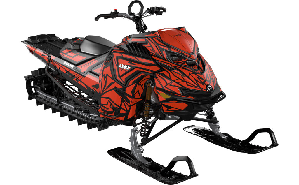 Relic LYNX Shredder Graphics Red Black Less