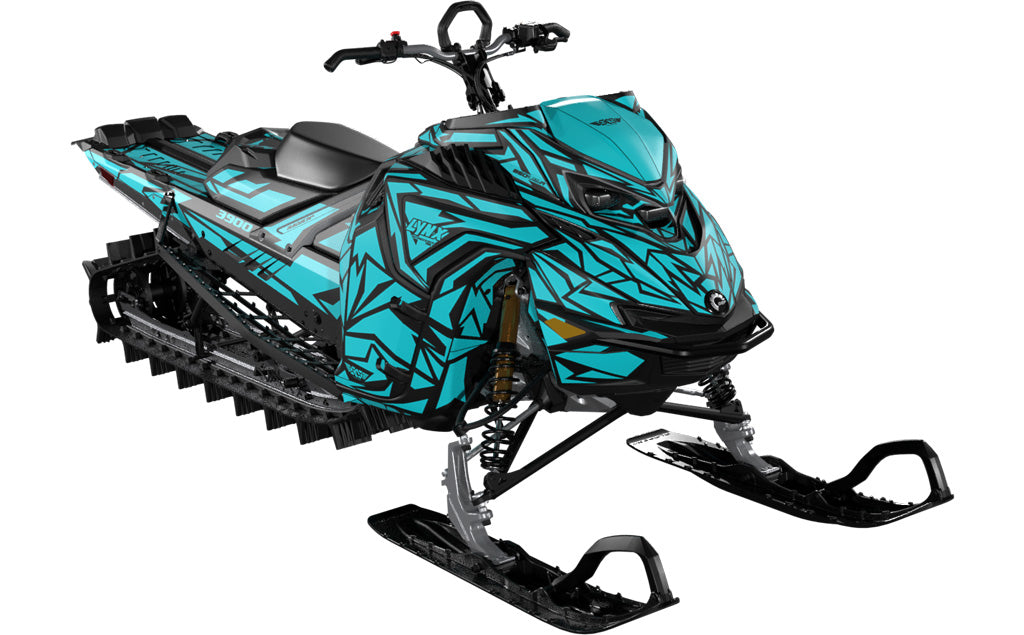 Relic LYNX Shredder Graphics Grey Black Partial