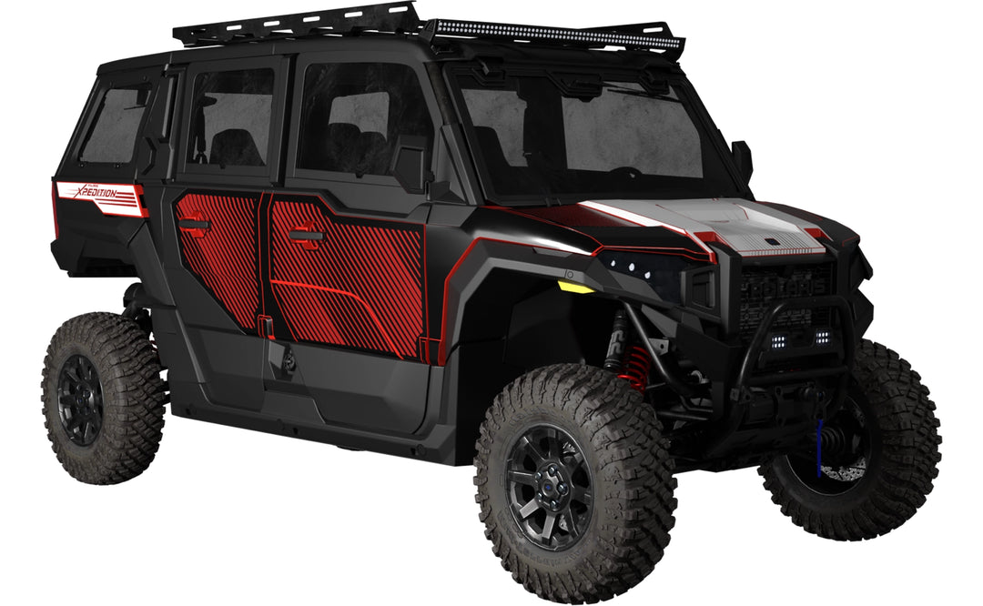 Throttle - Polaris XPEDITION - Red Black - Partial
