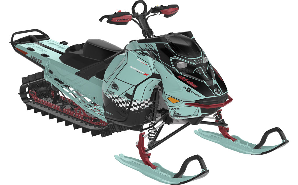 Jay Mentaberry Throwback Ski-Doo REV Gen5 Mountain NeoMint Black Full Coverage