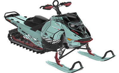 Jay Mentaberry Throwback Ski-Doo REV Gen5 Mountain NeoMint Black Full Coverage