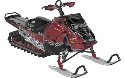 Jay Mentaberry Throwback Ski-Doo REV Gen5 Mountain SpartanRed Black Premium Coverage
