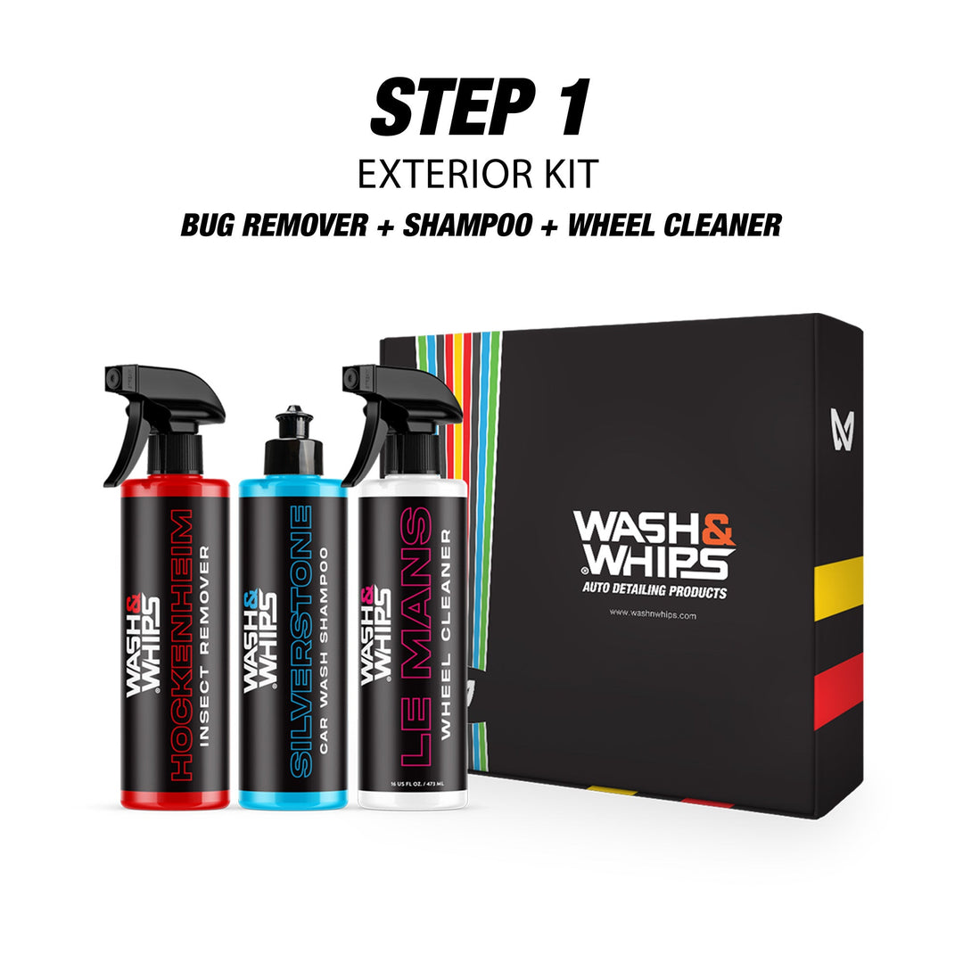 WASH&amp;WHIPS 3-Step Car Care System