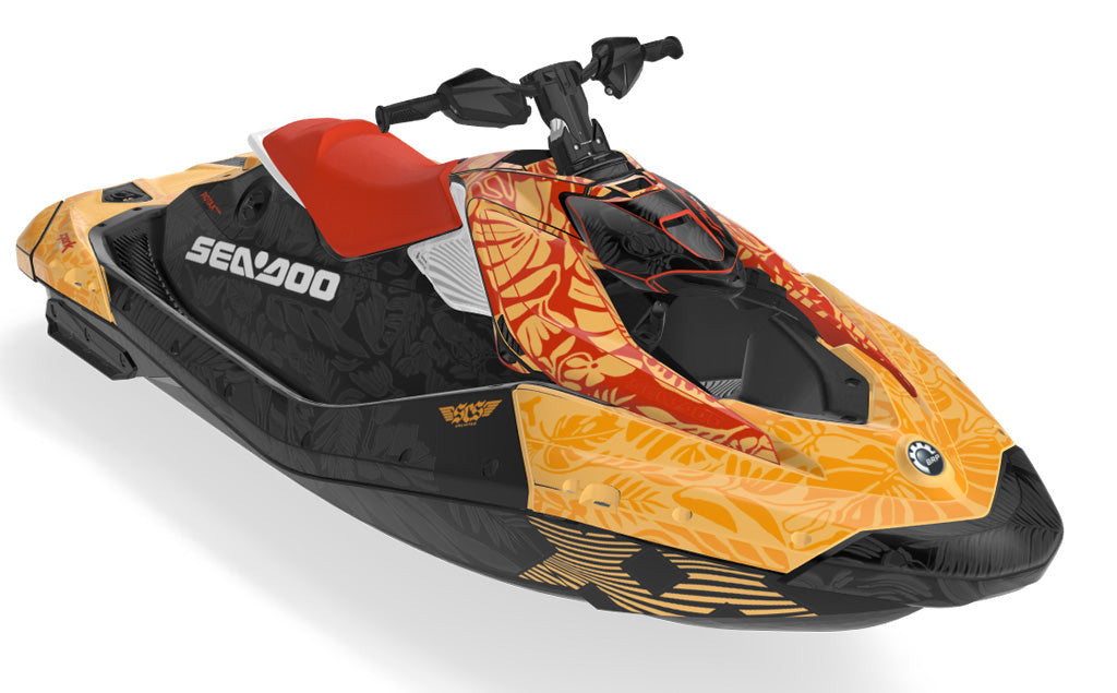 Wonderer SunriseOrange OrangeCrush Sea-Doo Spark24+ Graphics