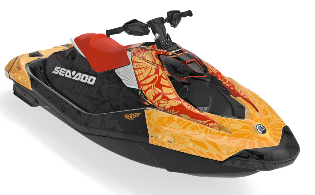 Wonderer SunriseOrange OrangeCrush Sea-Doo Spark24+ Graphics