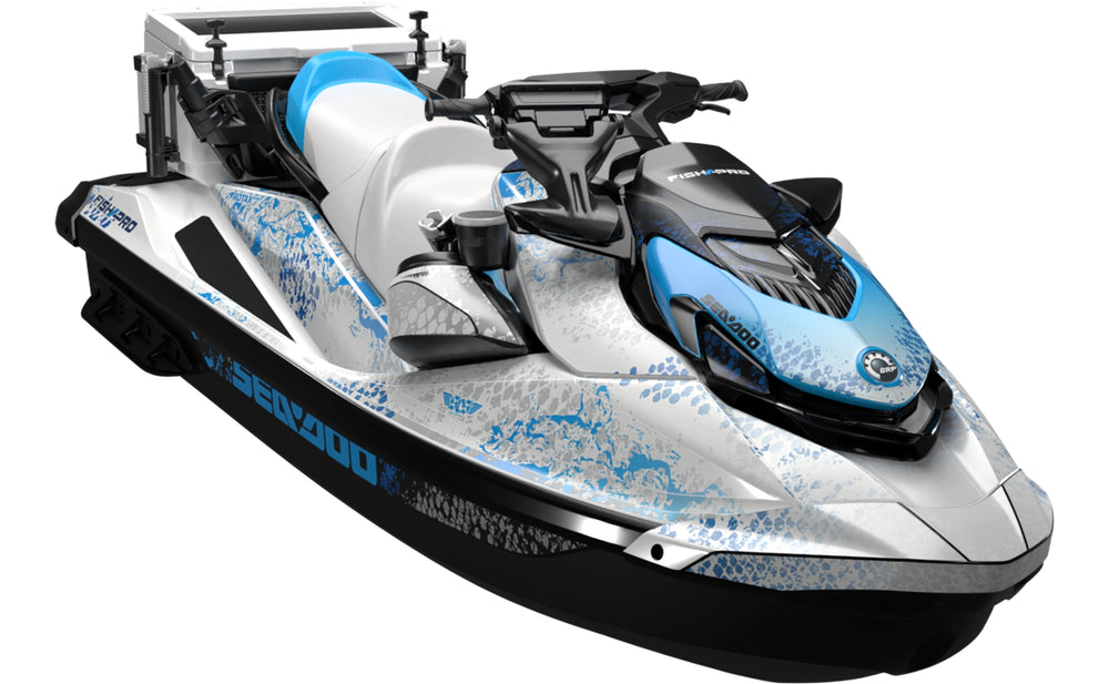 Eddies - Sea-Doo GTI Graphics - Blue White - Premium
