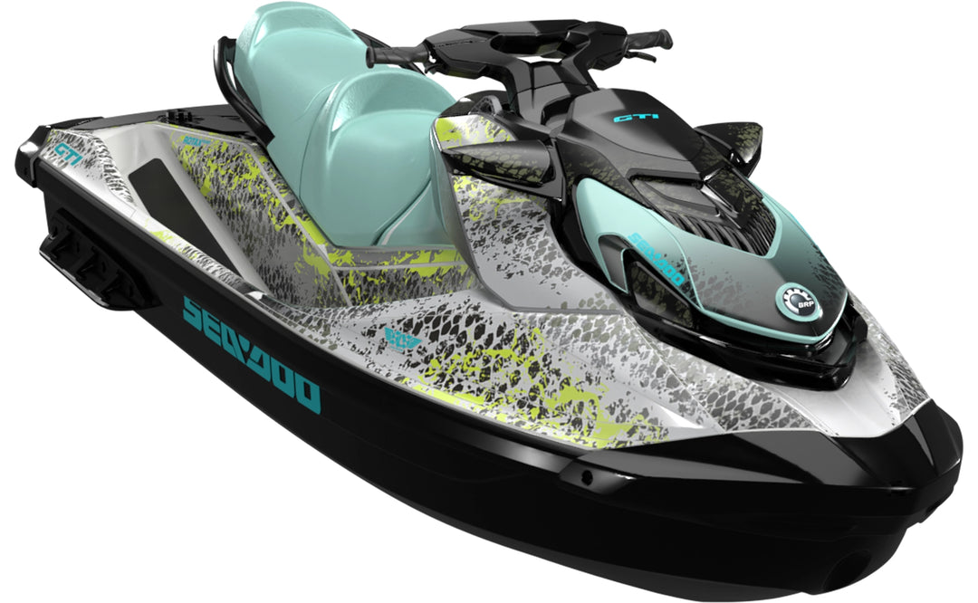 Eddies - Sea-Doo GTI Graphics - Neo White - Full