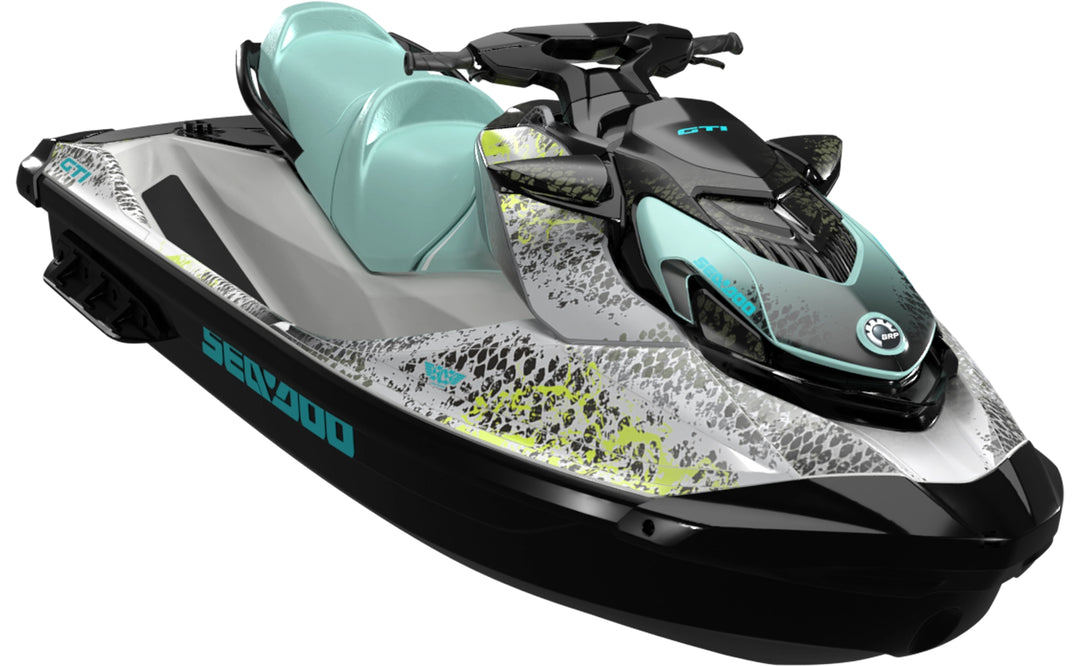 Eddies - Sea-Doo GTI Graphics - Neo White - Partial