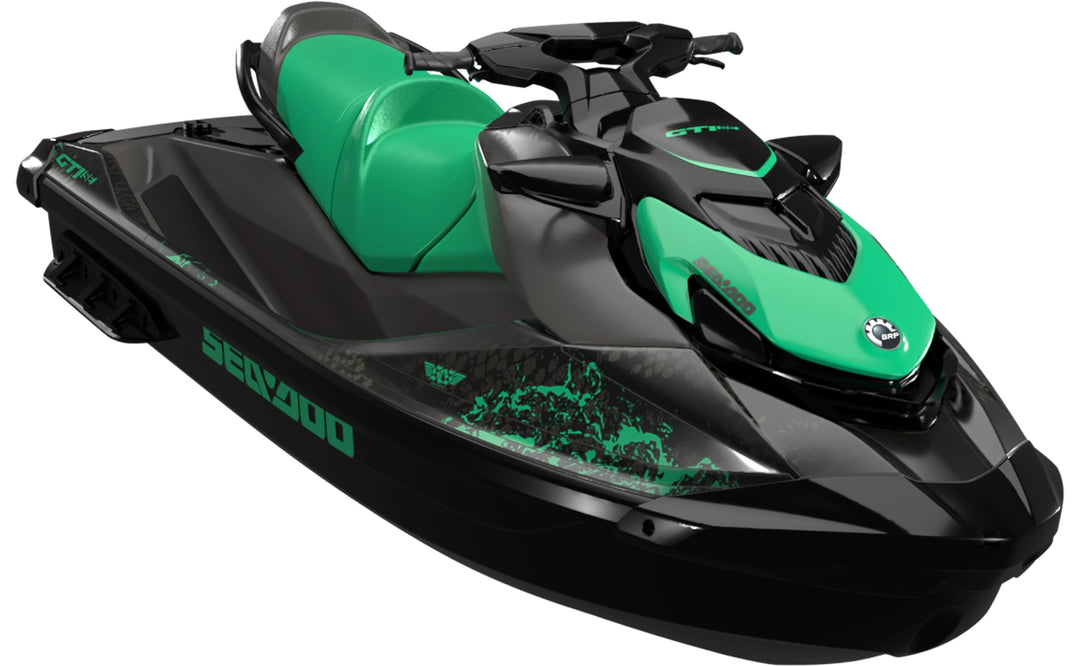 Eddies - Sea-Doo GTI Graphics - Laguna Black - Less