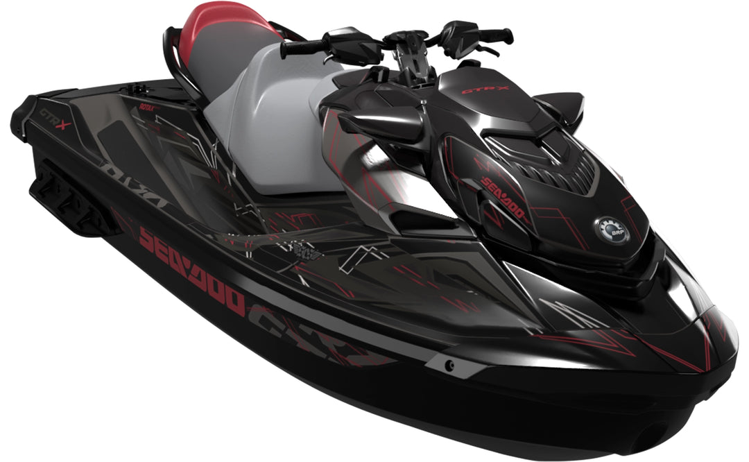 Flatline - Sea-Doo GTI Graphics - Marsala Eclipse - Premium