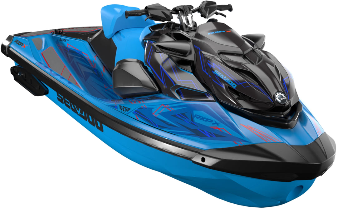 Flatline - Sea-Doo RXP-X Graphics - Gulfstream Carbon - Full