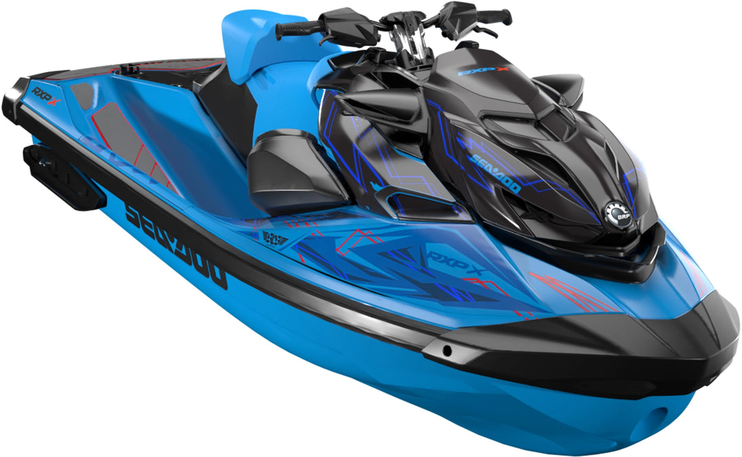 Flatline - Sea-Doo RXP-X Graphics - Gulfstream Carbon - Partial