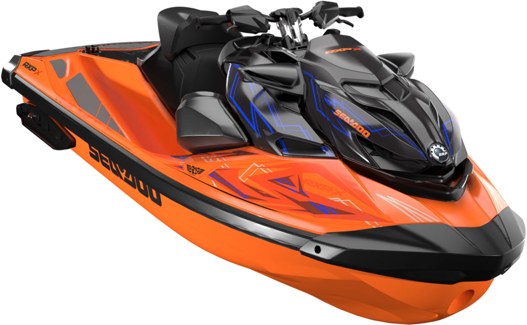 Flatline - Sea-Doo RXP-X Graphics - Solar Carbon - Partial
