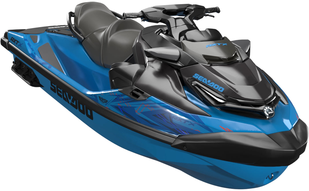 Flatline - Sea-Doo RXT Graphics - Blue Grey - Less