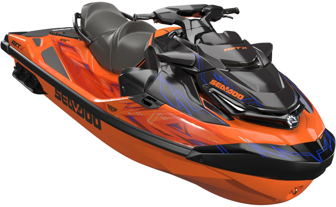Flatline - Sea-Doo RXT Graphics - Solar Grey - Full