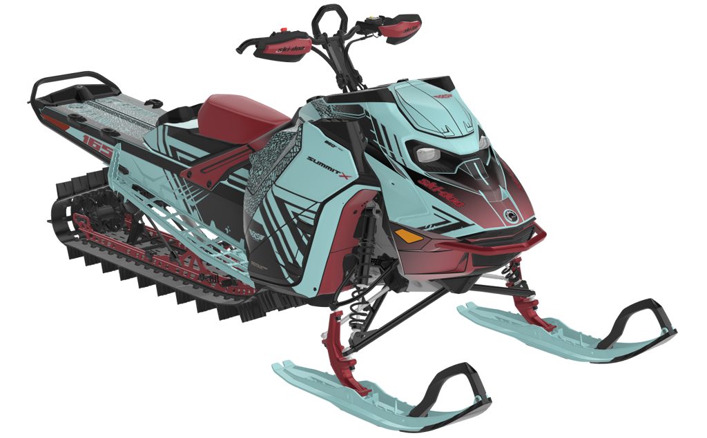 Formidable Ski-Doo REV Gen5 Mountain SpartanRed DesertTan Less Coverage