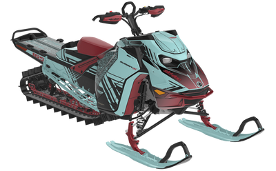 Formidable Ski-Doo REV Gen5 Mountain SpartanRed DesertTan Less Coverage
