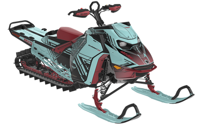 Formidable Ski-Doo REV Gen5 Mountain SpartanRed DesertTan Partial Coverage