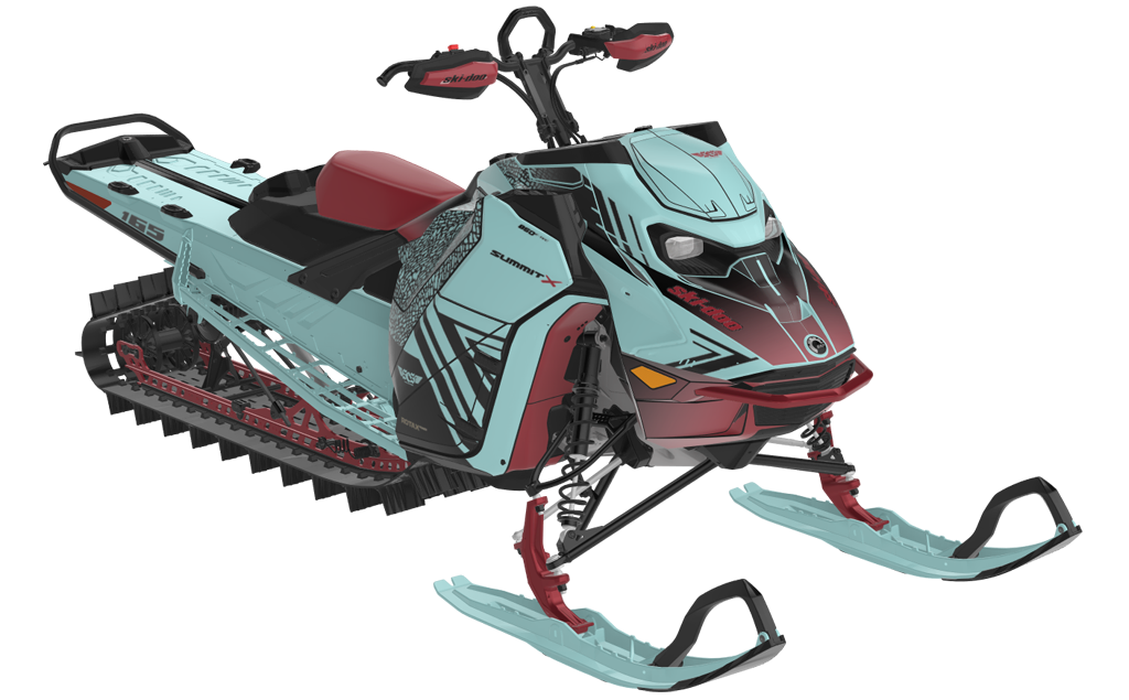 Formidable Ski-Doo REV Gen5 Mountain SpartanRed DesertTan Premium Coverage