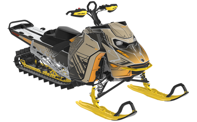 Formidable Ski-Doo REV Gen5 Mountain OrangeCrush DesertTan Full Coverage