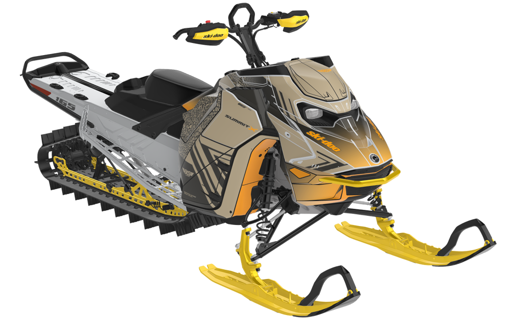 Formidable Ski-Doo REV Gen5 Mountain OrangeCrush DesertTan Premium Coverage
