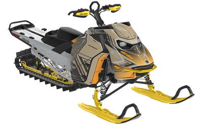 Formidable Ski-Doo REV Gen5 Mountain OrangeCrush DesertTan Premium Coverage