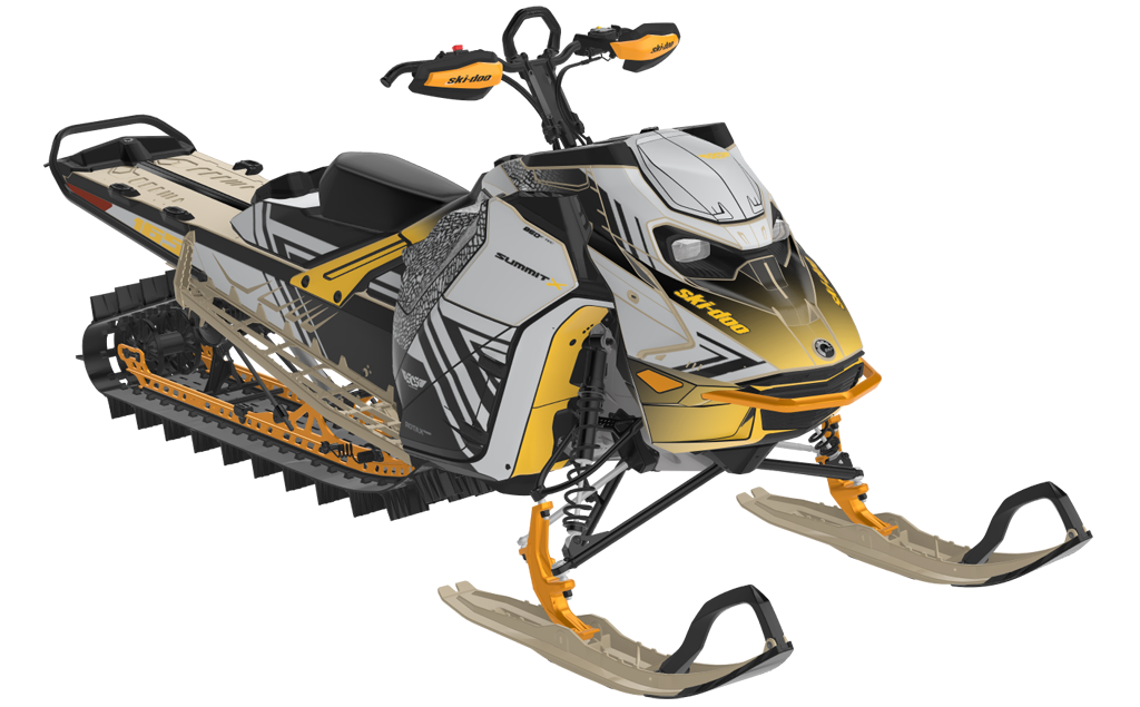 Formidable Ski-Doo REV Gen5 Mountain CatGrey Spartan Partial Coverage