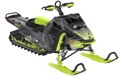 Formidable Ski-Doo REV Gen5 Mountain MantaGreen SteelGrey Full Coverage