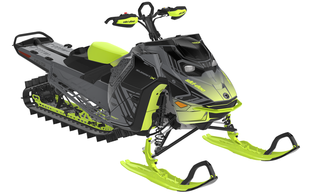 Formidable Ski-Doo REV Gen5 Mountain MantaGreen SteelGrey Premium Coverage