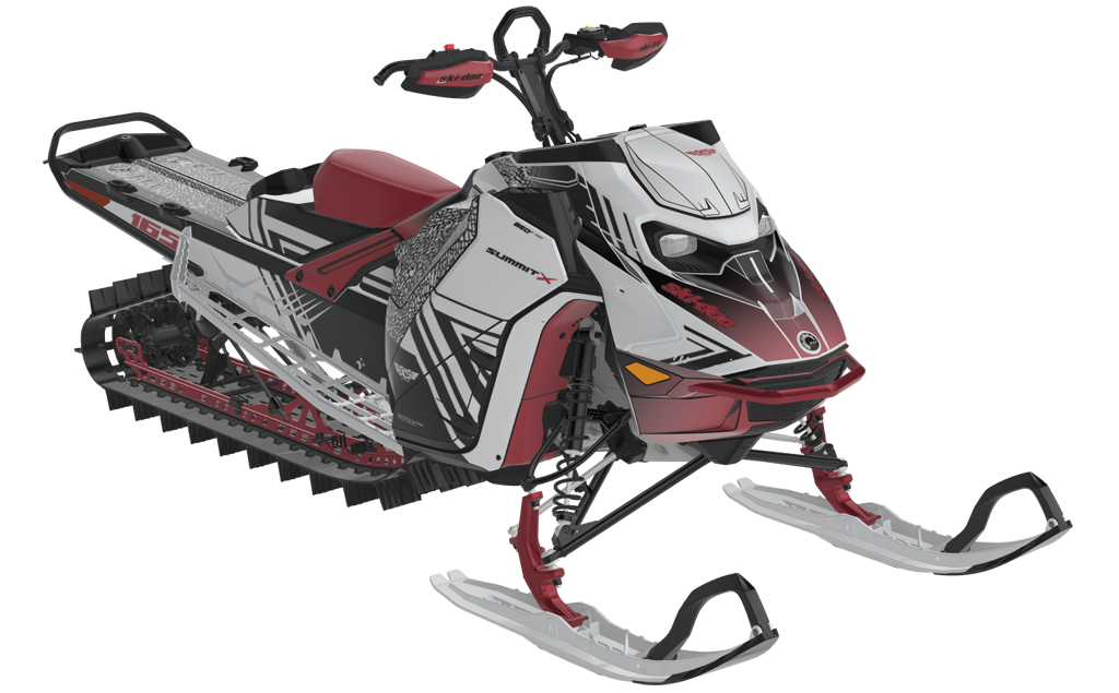 Formidable Ski-Doo REV Gen5 Mountain NeoMint SpartanRed Premium Coverage