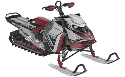 Formidable Ski-Doo REV Gen5 Mountain NeoMint SpartanRed Premium Coverage